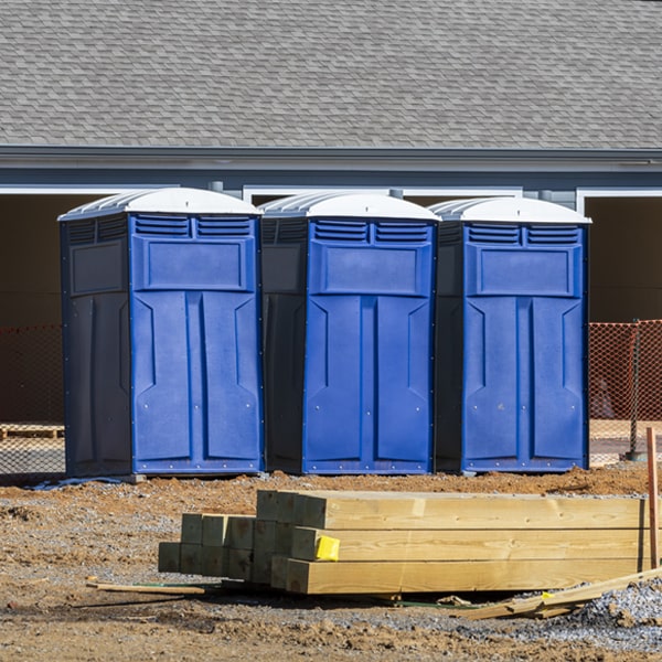 how can i report damages or issues with the portable toilets during my rental period in Geneva PA